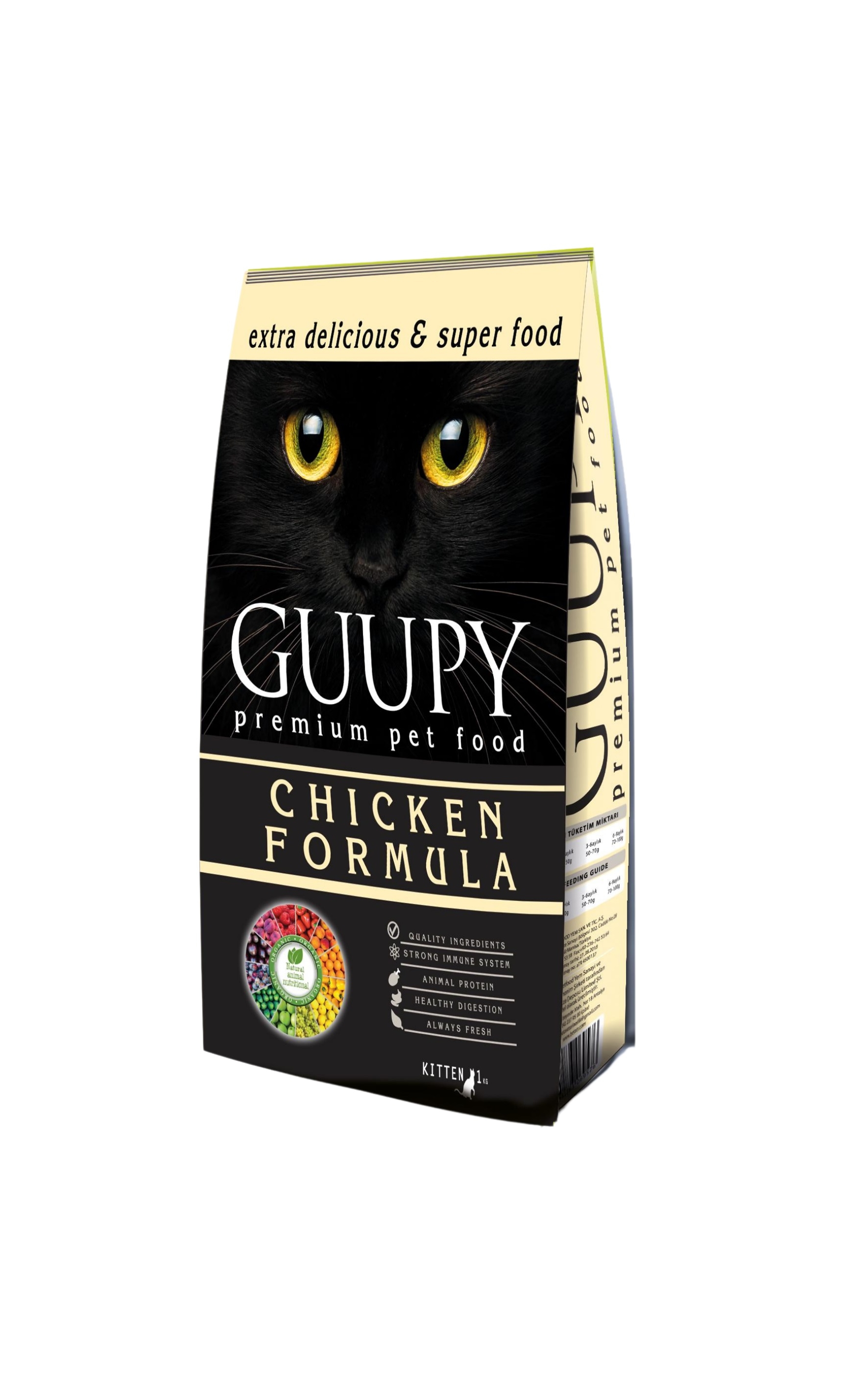 GUUPY%20Tavuklu%20Yavru%20Kedi%20Maması%20Kitten%20Chicken%20Formula%201%20Kg