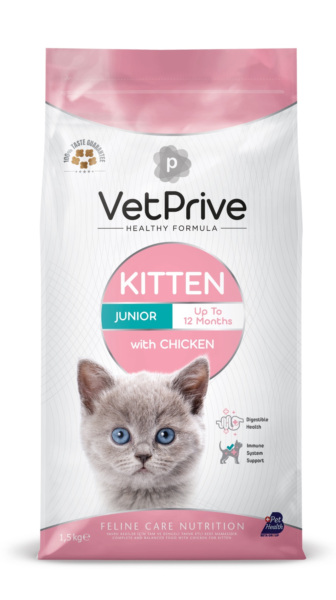 Vet%20Prive%20Tavuklu%20Yavru%20Kedi%20Maması%20(2-12%20ay)%201,5kg