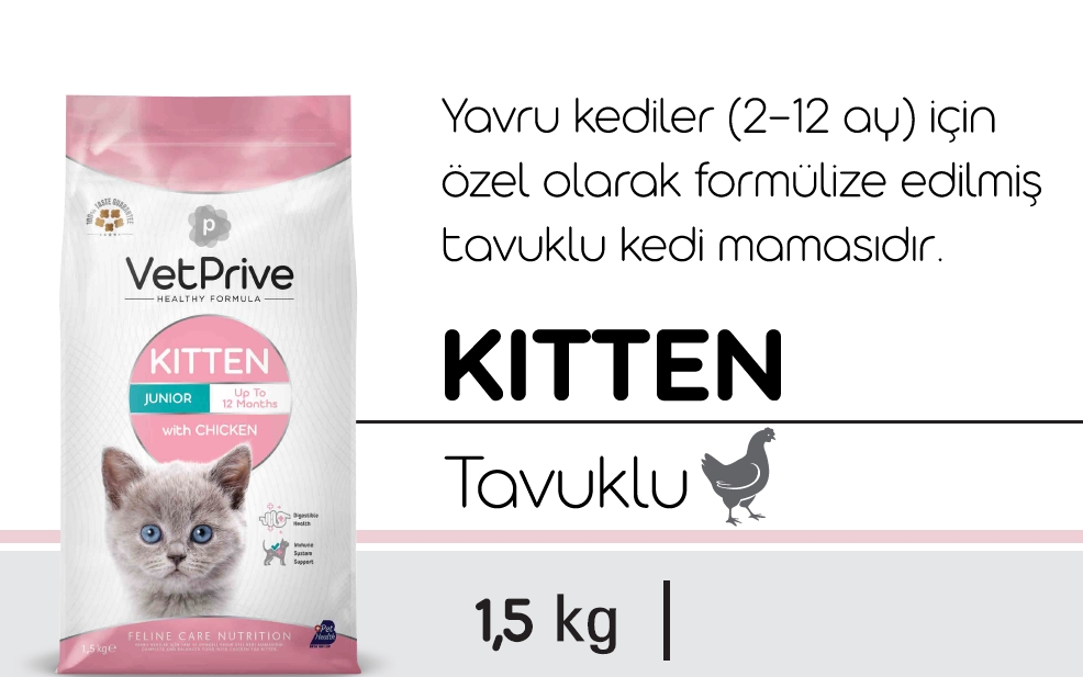 Vet%20Prive%20Tavuklu%20Yavru%20Kedi%20Maması%20(2-12%20ay)%201,5kg