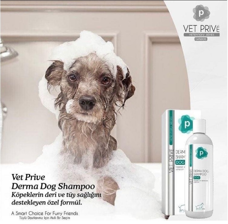 Vet%20Prive%20Derma%20Dog%20Shampoo/%20Köpek%20Sıvı%20Şampuan%20200%20Ml