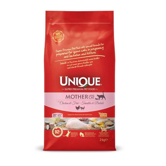 Unique Anne Ve Yavru Kedi Maması Tavuklu&Balıklı 2 kg