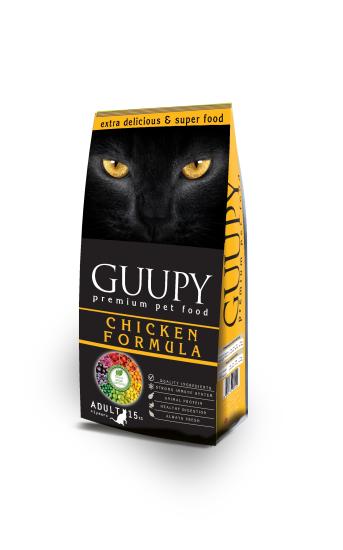 GUUPY Tavuklu Yetişkin Kedi Maması 15 Kg 