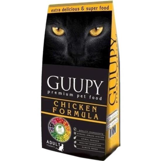 GUUPY Kuru Kedi Maması Tavuklu 1 Kg