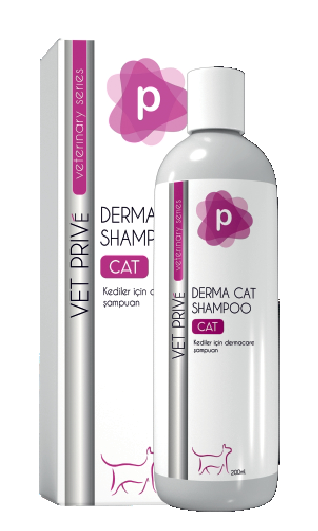 Vet%20Prive%20Derma%20Cat%20Shampoo/%20Kedi%20Sıvı%20Şampuanı%20200ml.