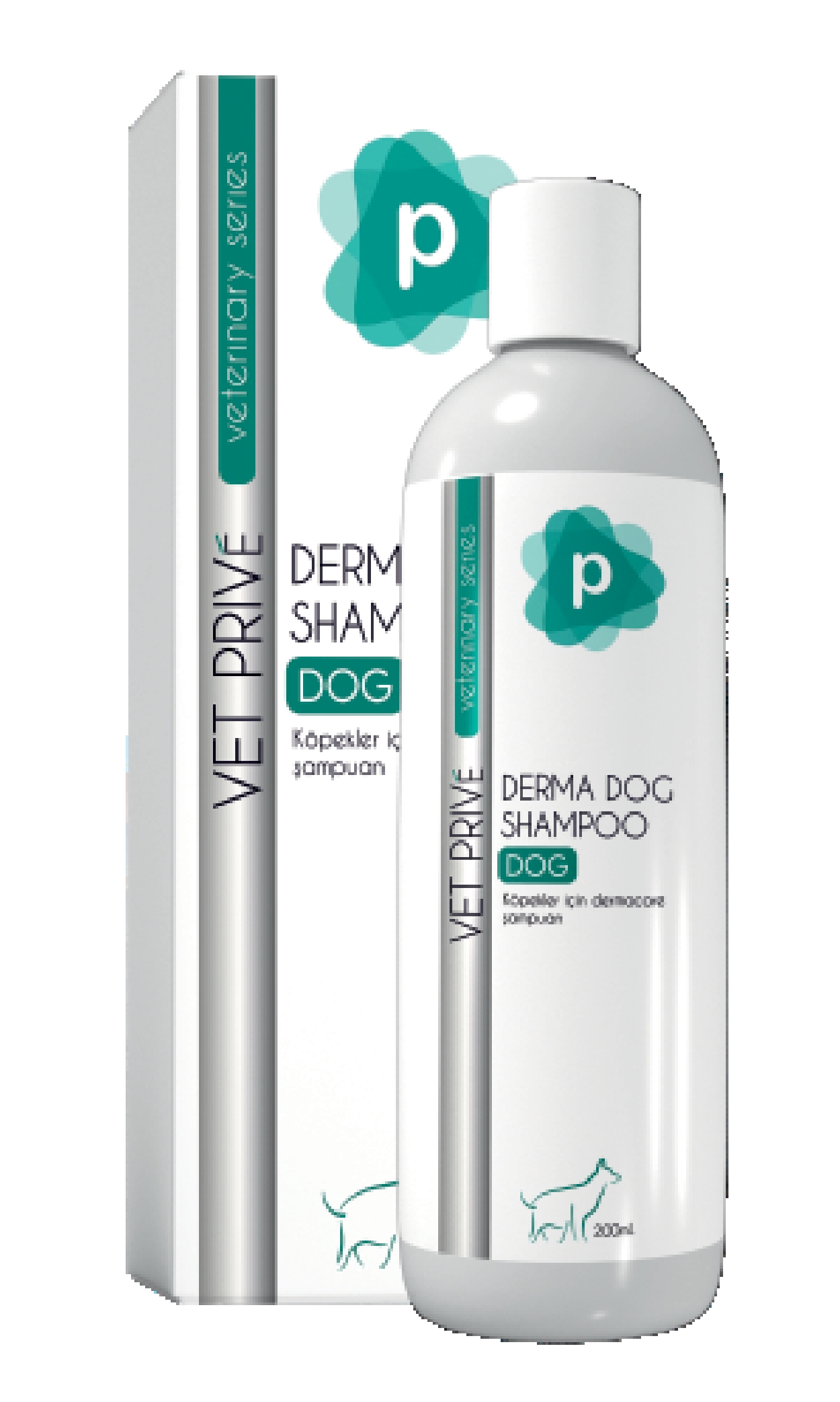 Vet%20Prive%20Derma%20Dog%20Shampoo/%20Köpek%20Sıvı%20Şampuan%20200%20Ml